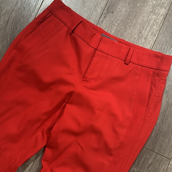 Vince red wool trouser pants size 2 - Picture 2 of 5